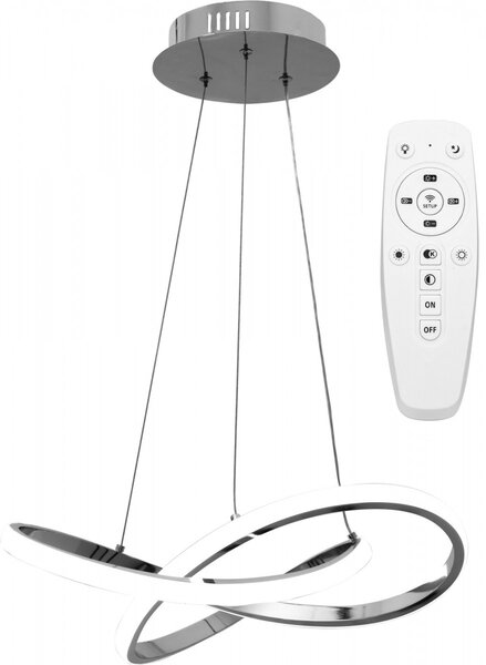 TooLight Stropné svietidlo Ring LED strieborné