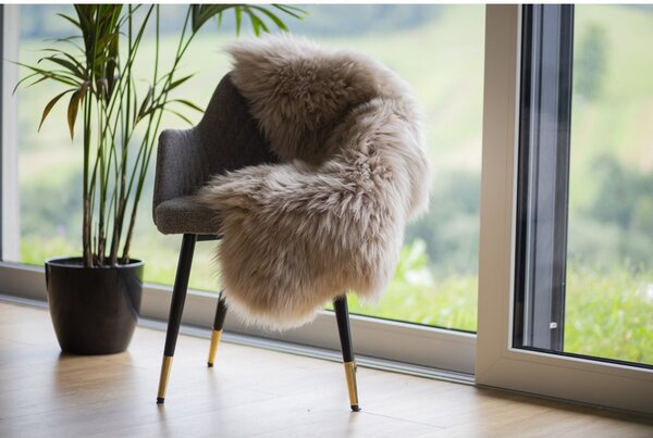 Ovčia kožušina béžová Kožušina: M- 110x65 cm