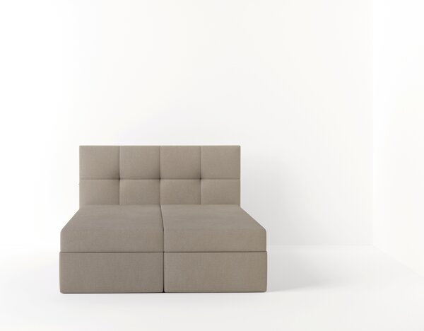 Boxspringová posteľ 160x200 MOSELA 1 - béžová