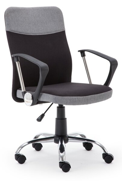 HALMAR Kancelárska stolička Oxy čierna/sivá