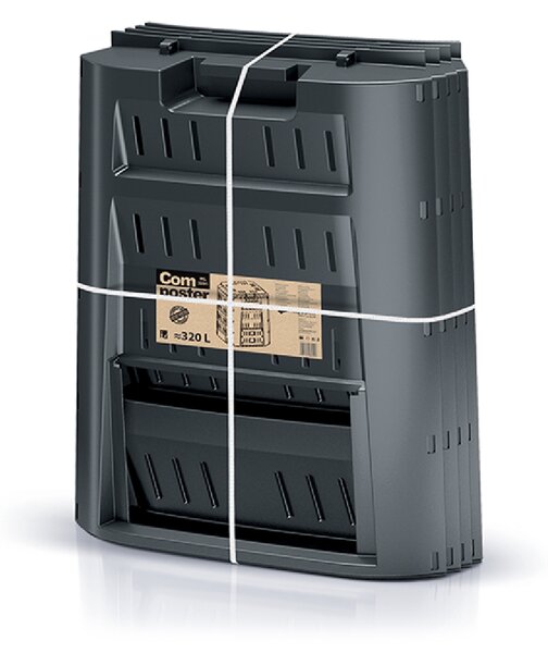 Záhradný kompostér IKL320C 320 l - čierna