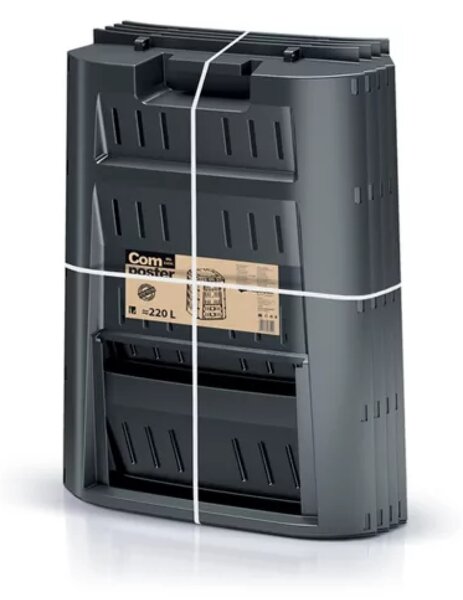 Záhradný kompostér IKL220C 220 l - čierna