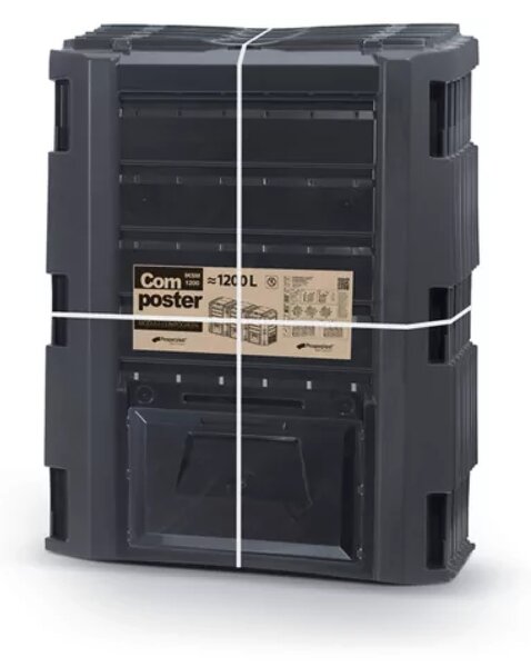 Záhradný kompostér IKLM1200C 1200 l - čierna