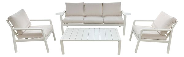 Set záhradného nábytku HADORA - krémový / béžový