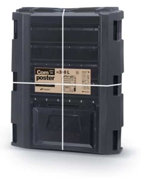Záhradný kompostér IKL380C 380 l - čierna