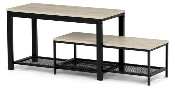 Set dvoch botníkov prírodný ABO-W2124 SON (2 ks)