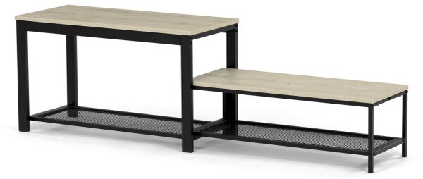 Set dvoch botníkov prírodný ABO-W2124 SON (2 ks)