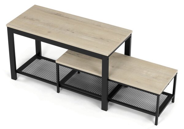 Set dvoch botníkov prírodný ABO-W2124 SON (2 ks)