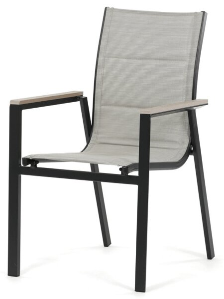 Záhradná stolička béžová AZC-S1110 BK
