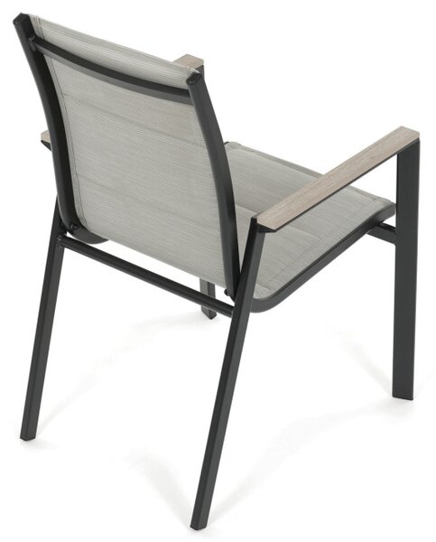 Záhradná stolička béžová AZC-S1110 BK