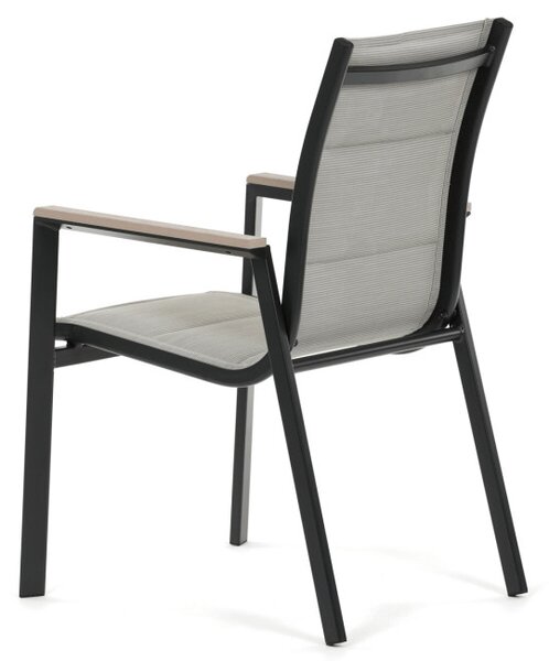 Záhradná stolička béžová AZC-S1110 BK