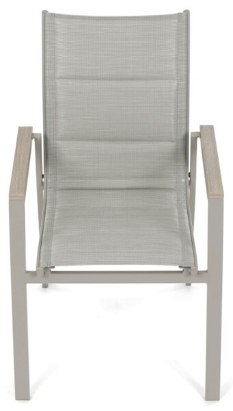 Záhradná stolička béžová AZC-S1110 GREY