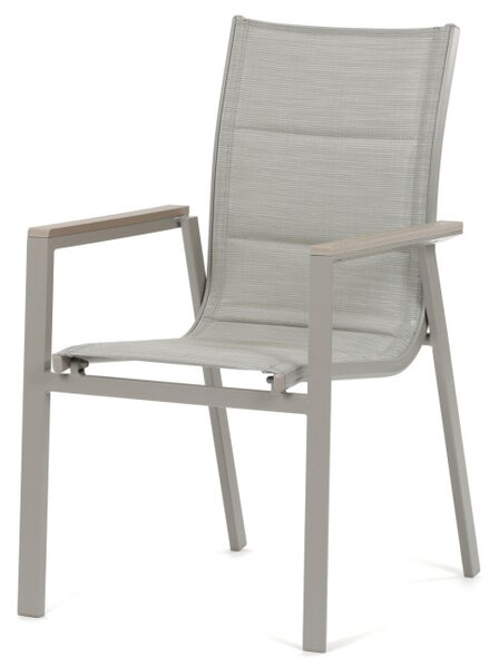 Záhradná stolička béžová AZC-S1110 GREY