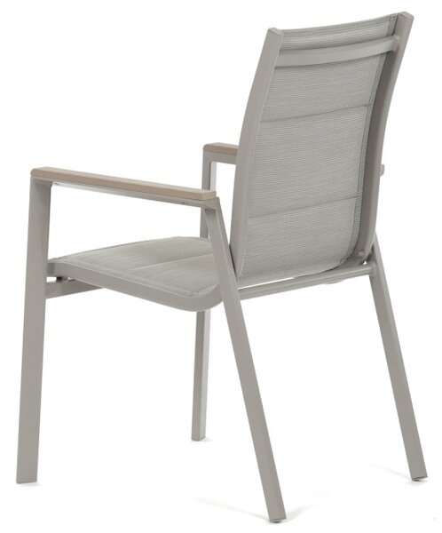 Záhradná stolička béžová AZC-S1110 GREY