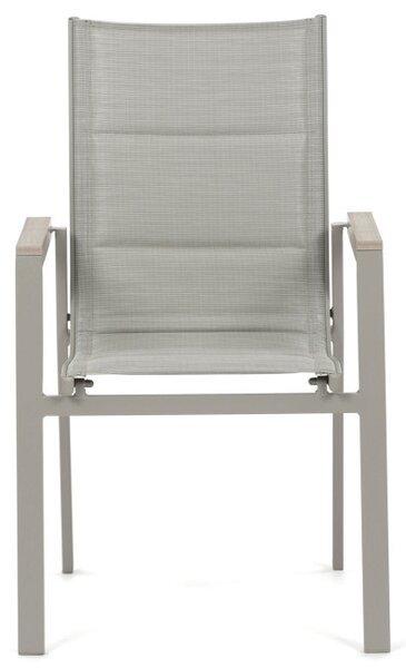 Záhradná stolička béžová AZC-S1110 GREY