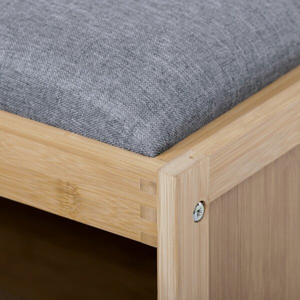 Bambusový botník prírodný DR-N1014 GREY2