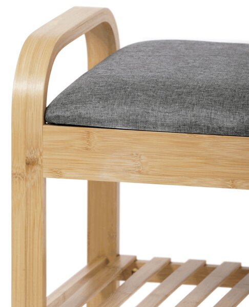 Bambusový botník prírodný DR-N1016 GREY2