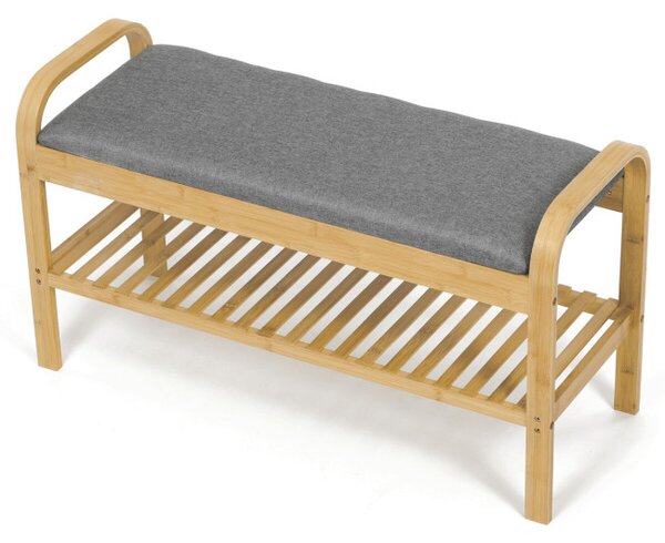 Bambusový botník prírodný DR-N1016 GREY2