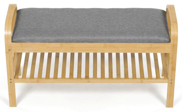 Bambusový botník prírodný DR-N1016 GREY2