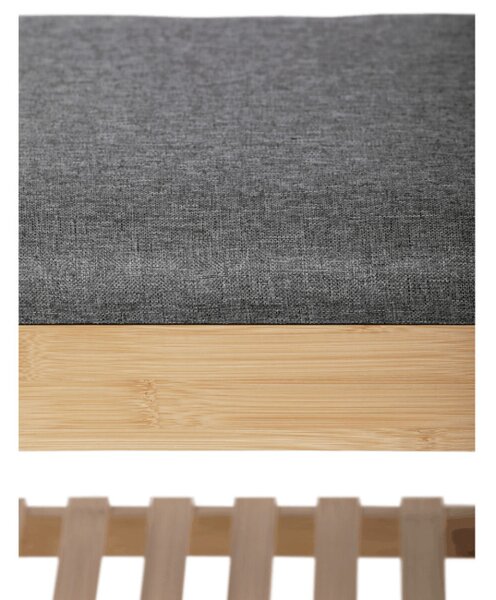 Bambusový botník prírodný DR-N1016 GREY2