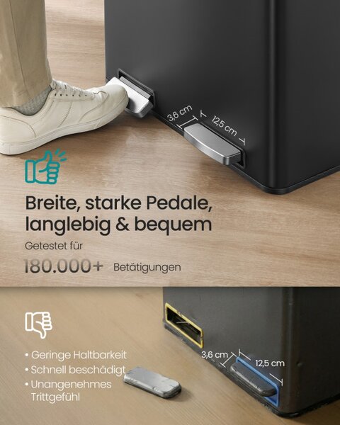 Odpadkový kôš na triedený odpad LTB160BZ02