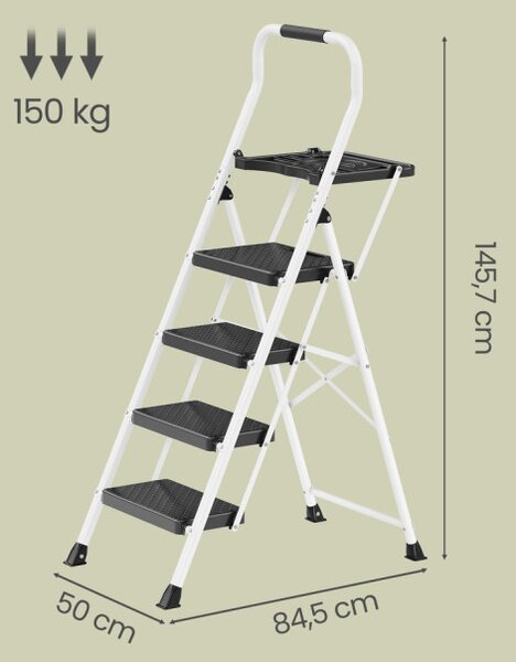 Skladacie oceľové schodíky GSLB35204WZ01