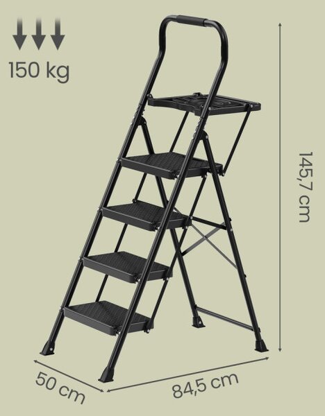 Skladacie oceľové schodíky GSLB35204BZ01