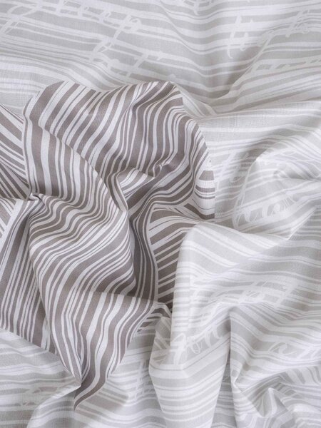 Bavlnená obliečka na vankúš Renforcé 70 × 90 cm – Selina sivohnedá