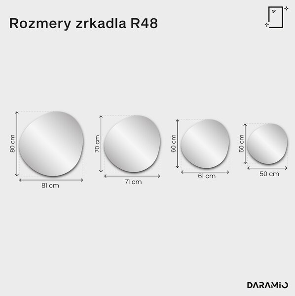 Dúhové zrkadlo Pure R48