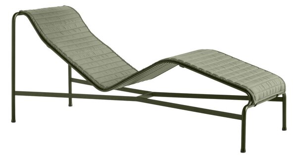 HAY Textilný podsedák Palissade Chaise Longue quilted cushion, olive