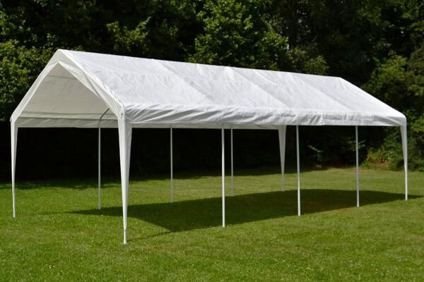 Záhradný párty stan - biely, 4 x 8 m