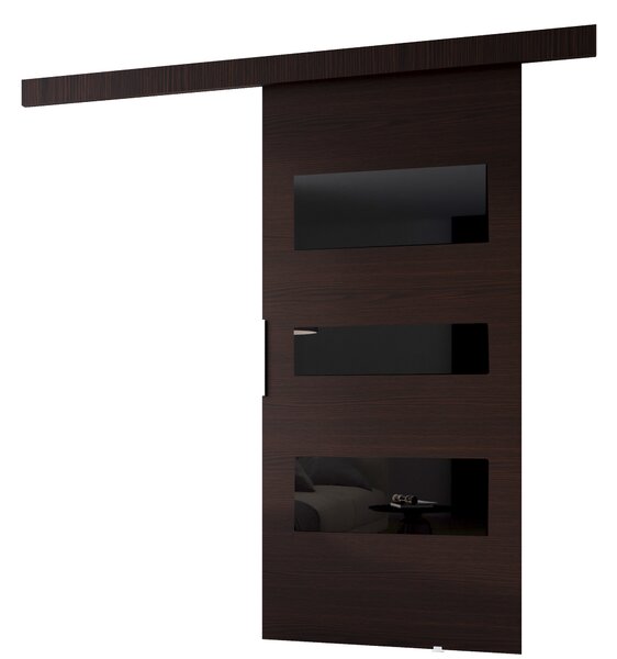 Interiérové dvere na stenu BARRET 3 - 106 cm, wenge