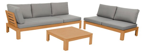TERASOVÁ SEDACIA SÚPRAVA drevo, textil Acamp - Online Only záhrada, Online Only