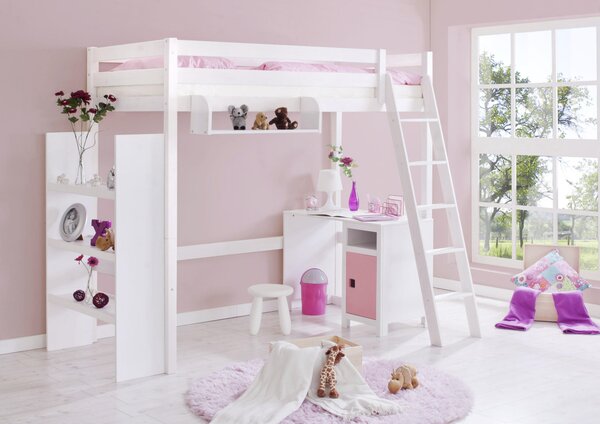 VYVÝŠENÁ POSTEĽ, 90/200 cm biela MID.YOU - Detské izby, Online Only