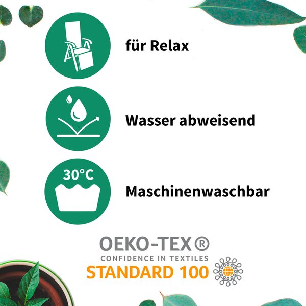 PODUŠKA NA RELAXAČNÉ KRESLO, 170/52/8 cm Gardenson - Online Only záhrada, Online Only