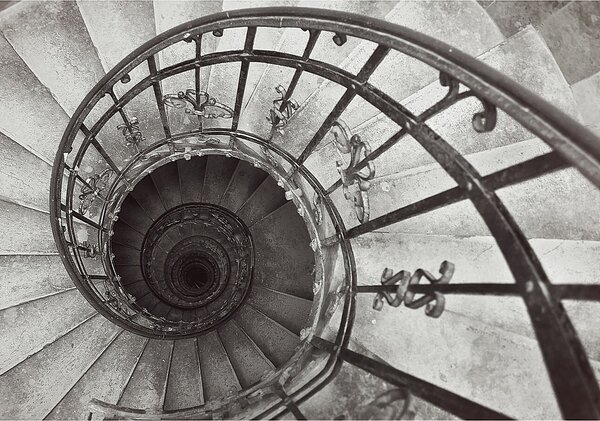 Plátno maľba Spiral Stairs