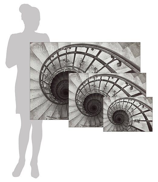 Plátno maľba Spiral Stairs