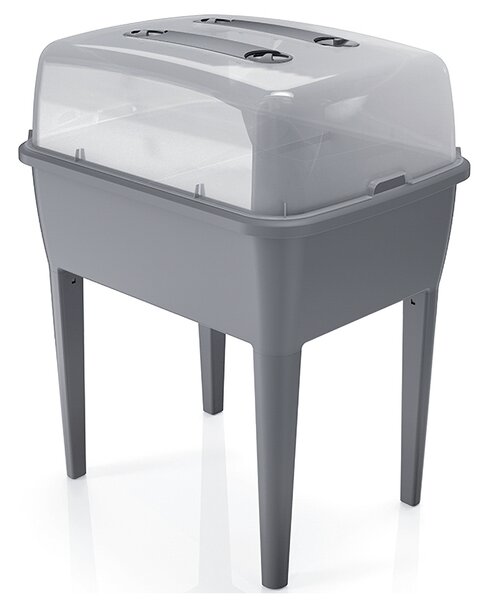 Plastové parenisko na nožičkách DREP770W 77 cm - sivý kameň