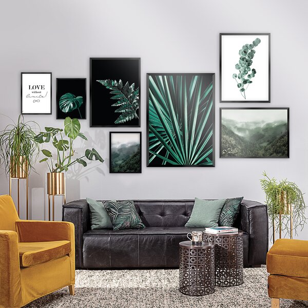 Súbor obrazov Green Jungle 7szt