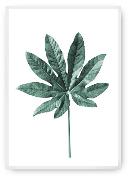 Plagát Leaf Emerald Green