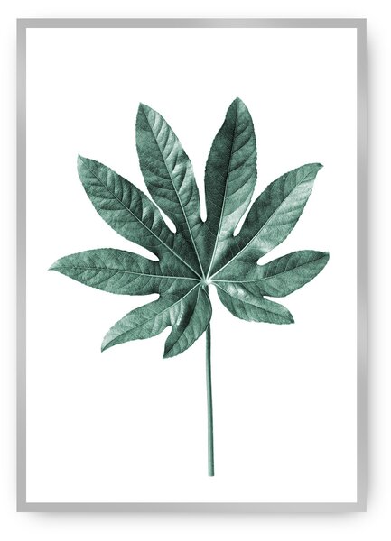 Plagát Leaf Emerald Green