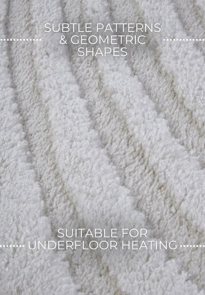 Krémovobiely koberec 80x120 cm Pigment Cream White – Elle Decoration