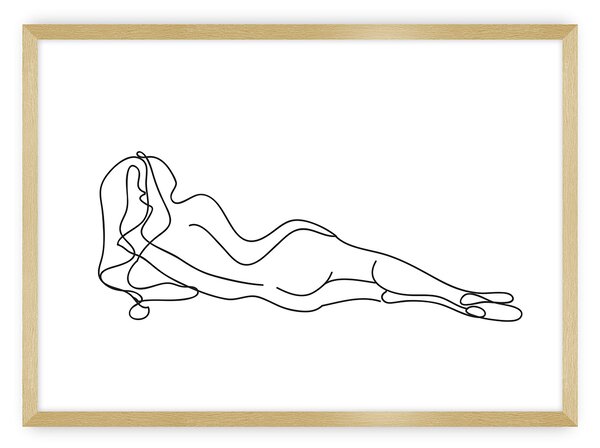 Plagát Figure Line III