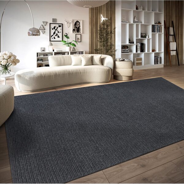 Tmavosivý ručne tkaný vlnený koberec 160x230 cm Francois – Villeroy&Boch