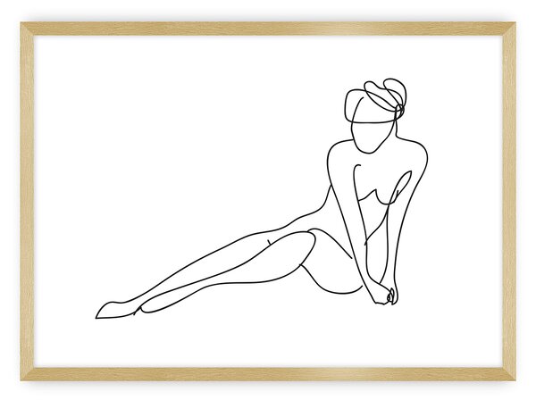 Plagát Figure Line II