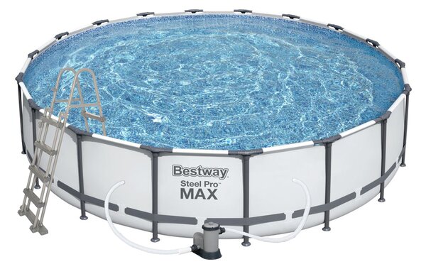 Bestway Stahl pro 56462 bazén nad podlahou bazéna s nafukovacím kruhom 23062 l blau