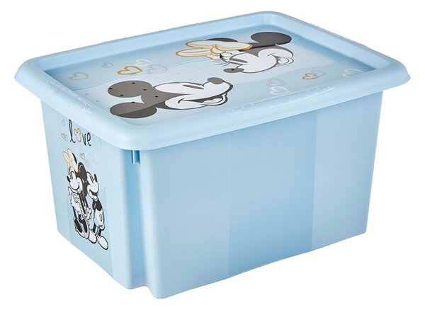ÚLOŽNÝ BOX S VEKOM MICKEY 15L PLAST