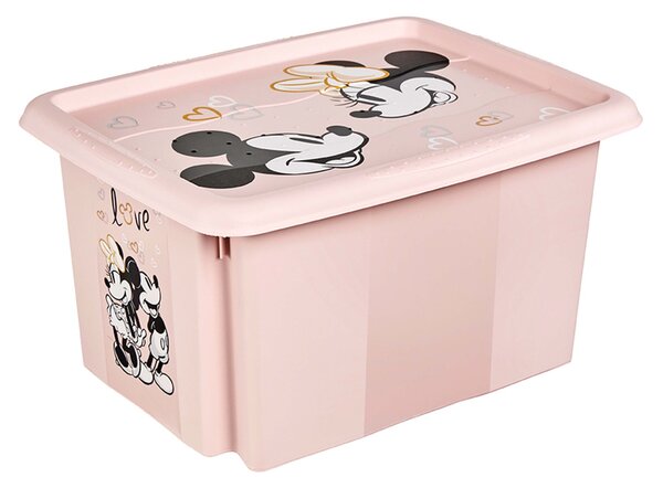 ÚLOŽNÝ BOX S VEKOM MINNIE 15L PLAST
