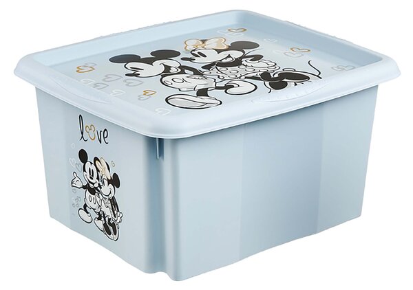 ÚLOŽNÝ BOX S VEKOM MICKEY 24L PLAST