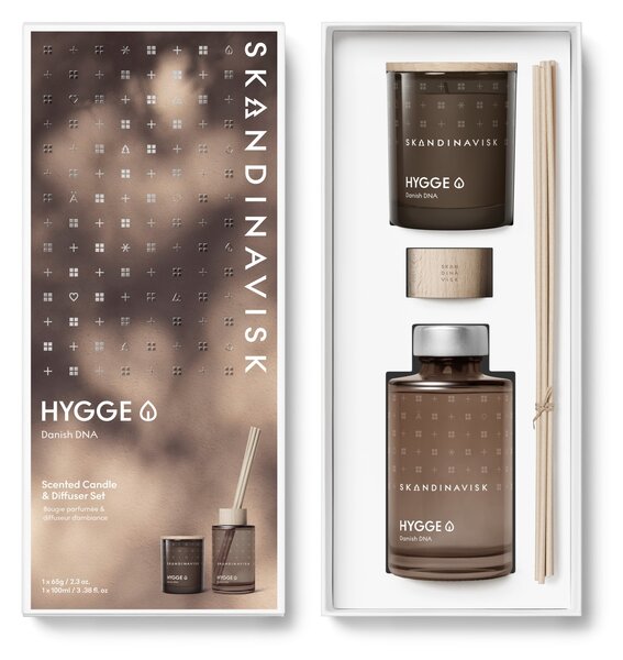 Darčekový set HYGGE (útulno) – vonná sviečka a difuzér